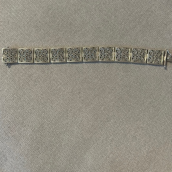 VINTAGE MARCASITE BRACELET IN EXCELLENT CONDITION - Picture 1 of 5